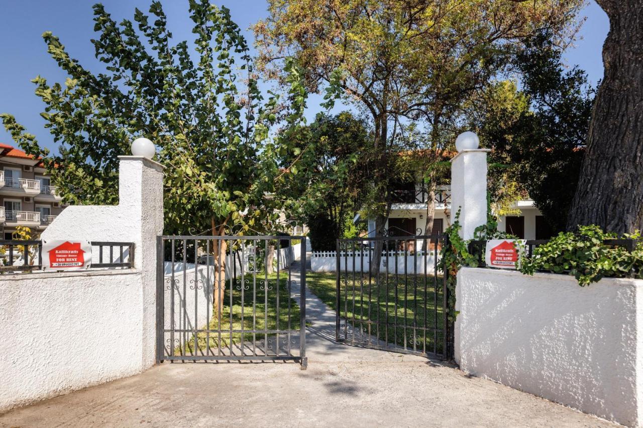 Beach Front Vintage Villa Kalliktratis Nea Kallikrateia Exteriér fotografie